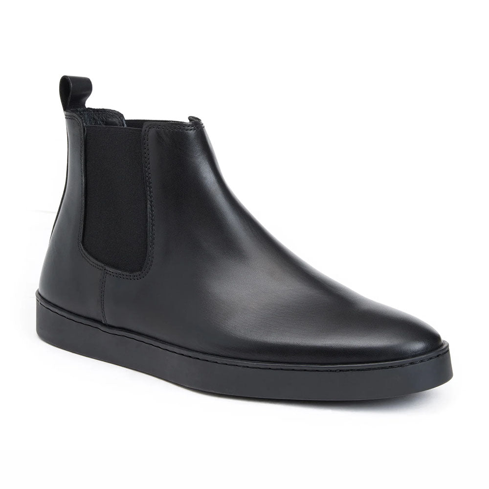 Bruno Magli Placido Leather Chelsea Boot Black