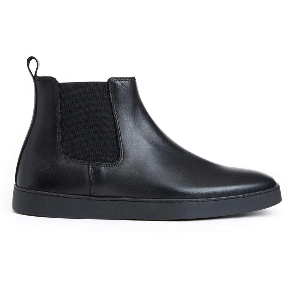 Bruno Magli Placido Leather Chelsea Boot Black