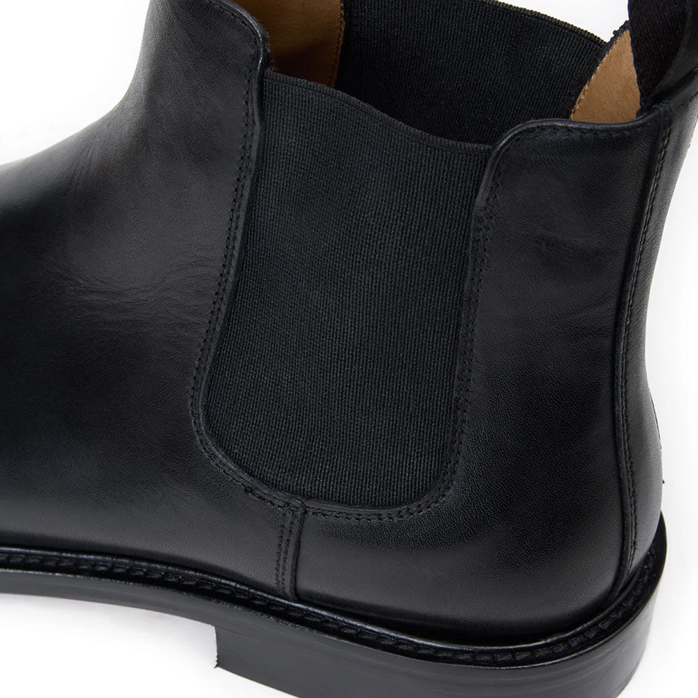 Bruno Magli Placido Leather Chelsea Boot Black