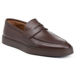 View product image 1: Bruno Magli Prato Leather Slip-On Loafer Dark Brown