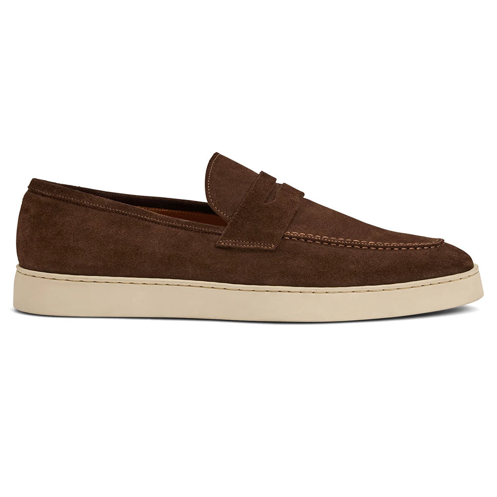 Bruno Magli Prato Suede Slip-On Loafer Brown