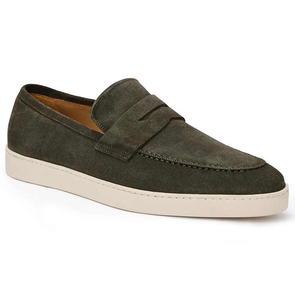 Bruno Magli Prato Suede Slip-On Loafer Olive