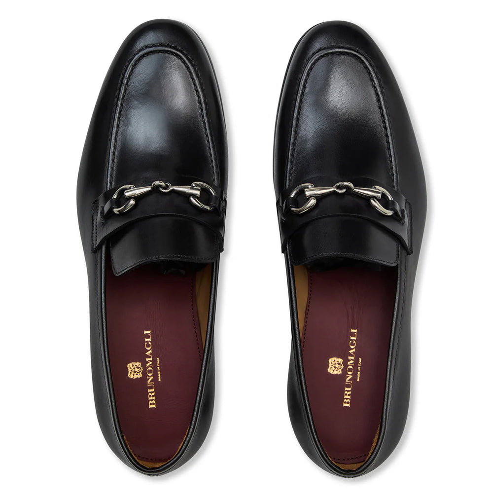 Bruno Magli Presley Leather Loafer Black