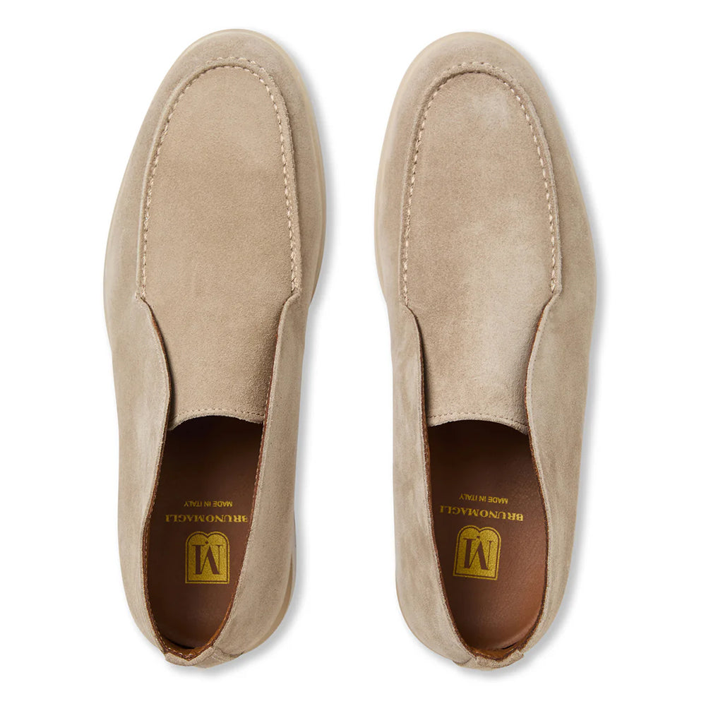 Bruno Magli Primo Suede Hi Chukka Boots Taupe 