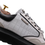 Harris Firenze 1913 Printed Leather Sneakers White