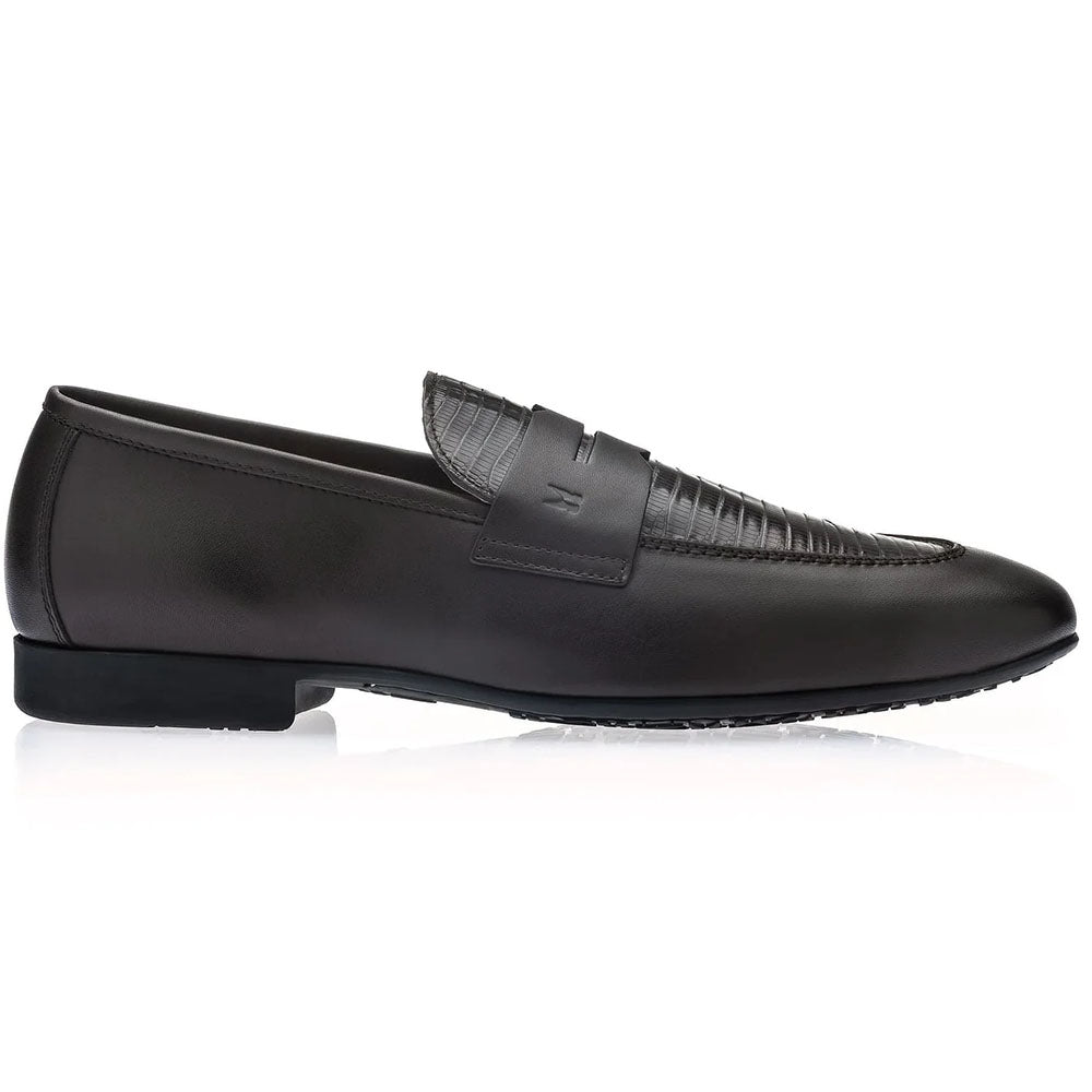 Moreschi Palestro Tejus Penny Loafer Dark Brown