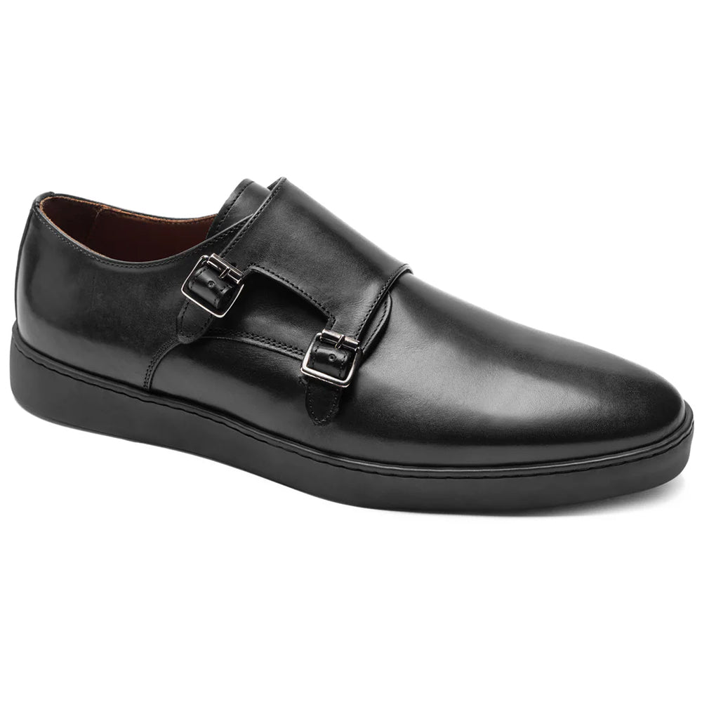 Bruno Magli Palestro Double Monk Strap Loafer Black 