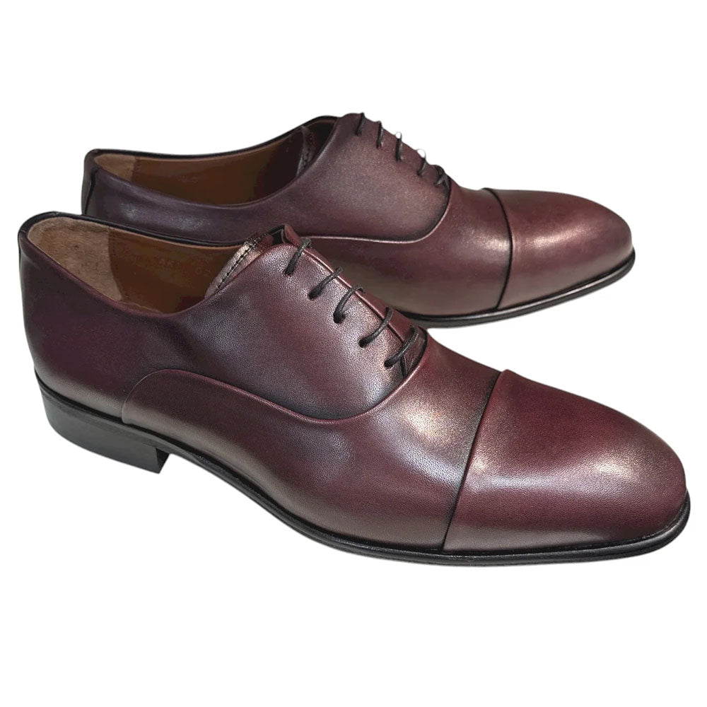 Corrente P0005222 Paris Cap Toe Oxford Burgundy