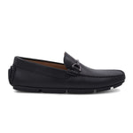 Bruno Magli "M" Collection Parker Leather Bit Moccasin Black