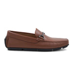 Bruno Magli "M" Collection Parker Leather Bit Moccasin Brown