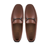 Bruno Magli "M" Collection Parker Leather Bit Moccasin Brown