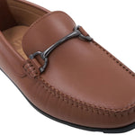 Bruno Magli "M" Collection Parker Leather Bit Moccasin Brown