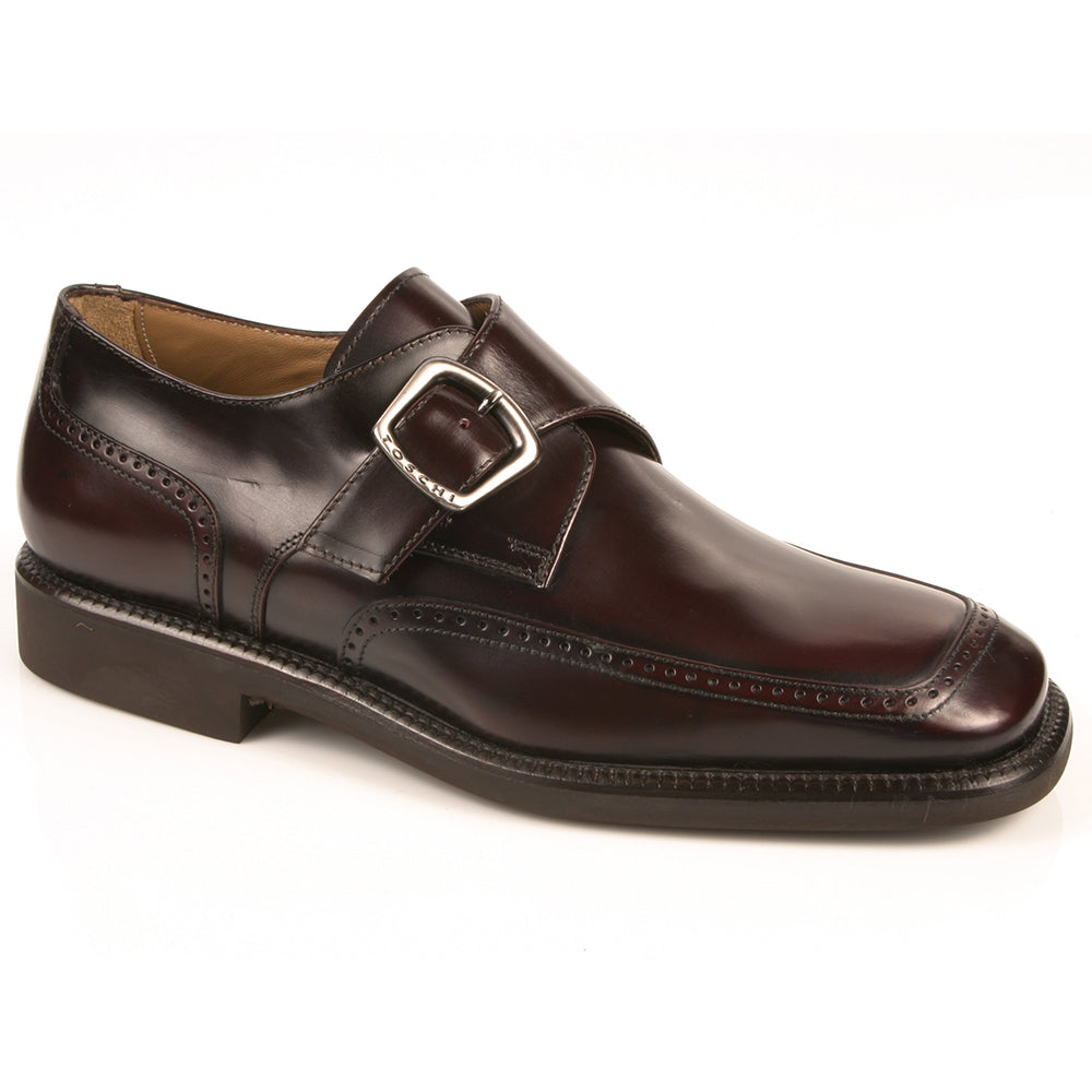 Michael Toschi Paul Monk Strap Shoes Burgundy