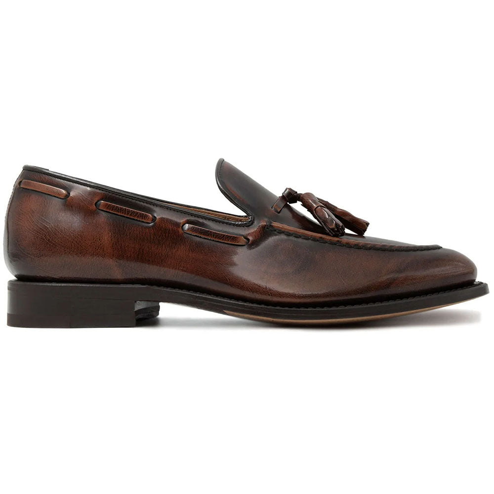 Il Gergo Paulo Leather Tassel Loafer Cuoio