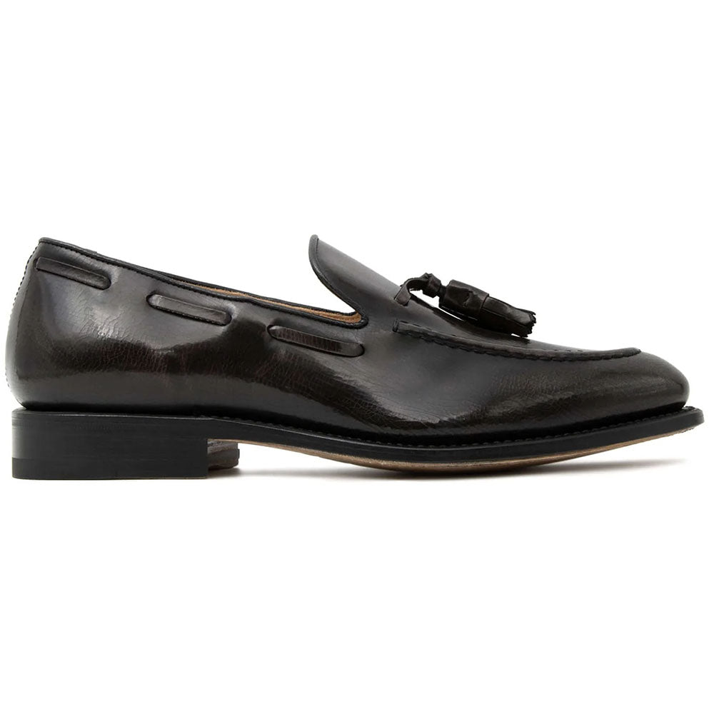 Il Gergo Paulo Leather Tassel Loafer Grey