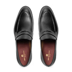 Bruno Magli Payton Burnished Penny Loafer Black