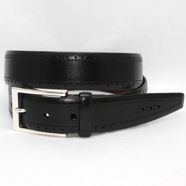 Torino Leather Perfed Italian Veal - Black