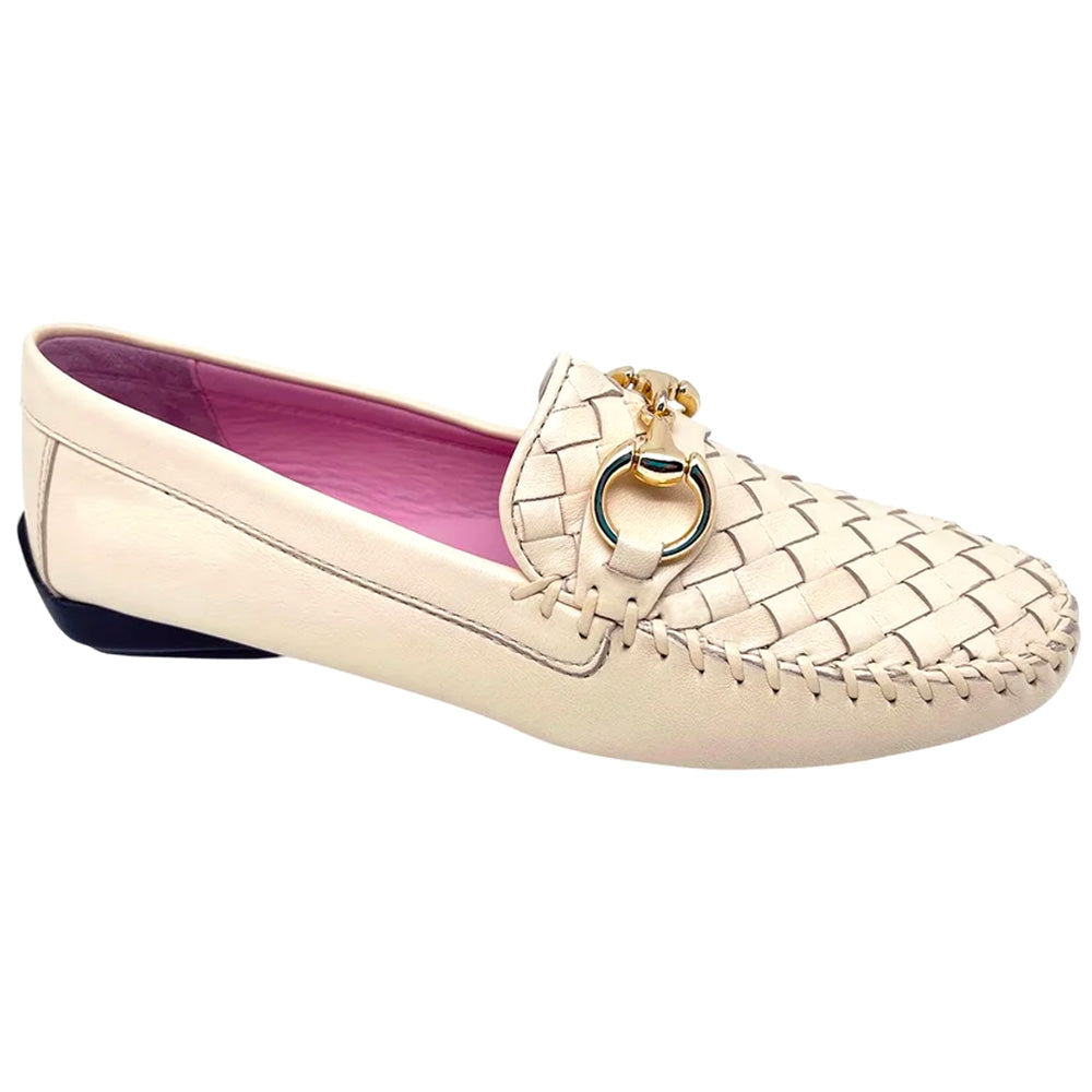 Robert Zur Women's Perlata True Glove Driving Shoes Bone