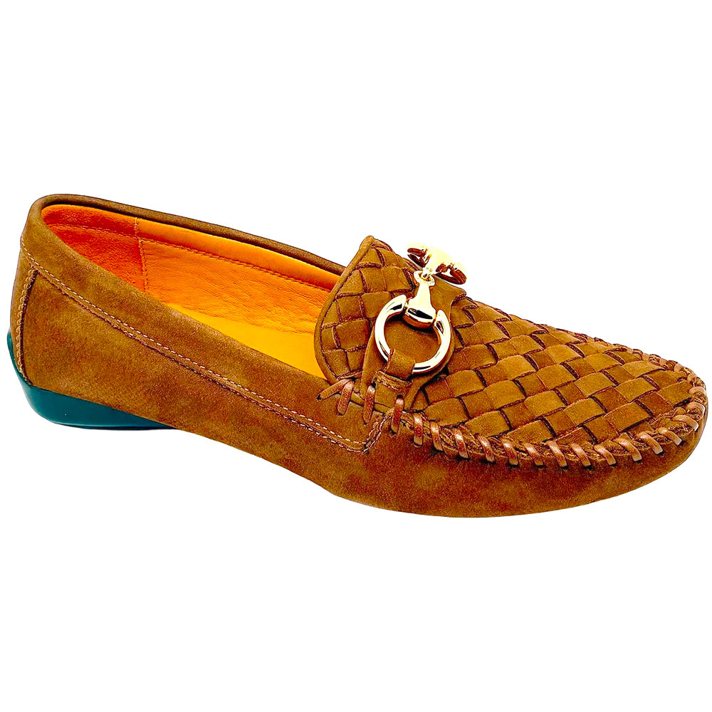 Robert Zur Women's Perlata Suede Driving Shoes Sigaro