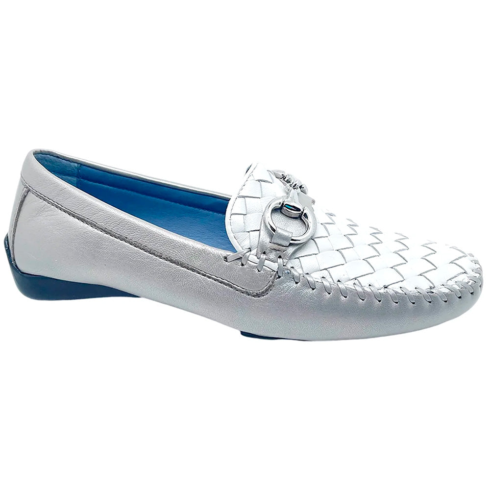 Robert Zur Women's Perlata True Glove Driving Shoes Silver