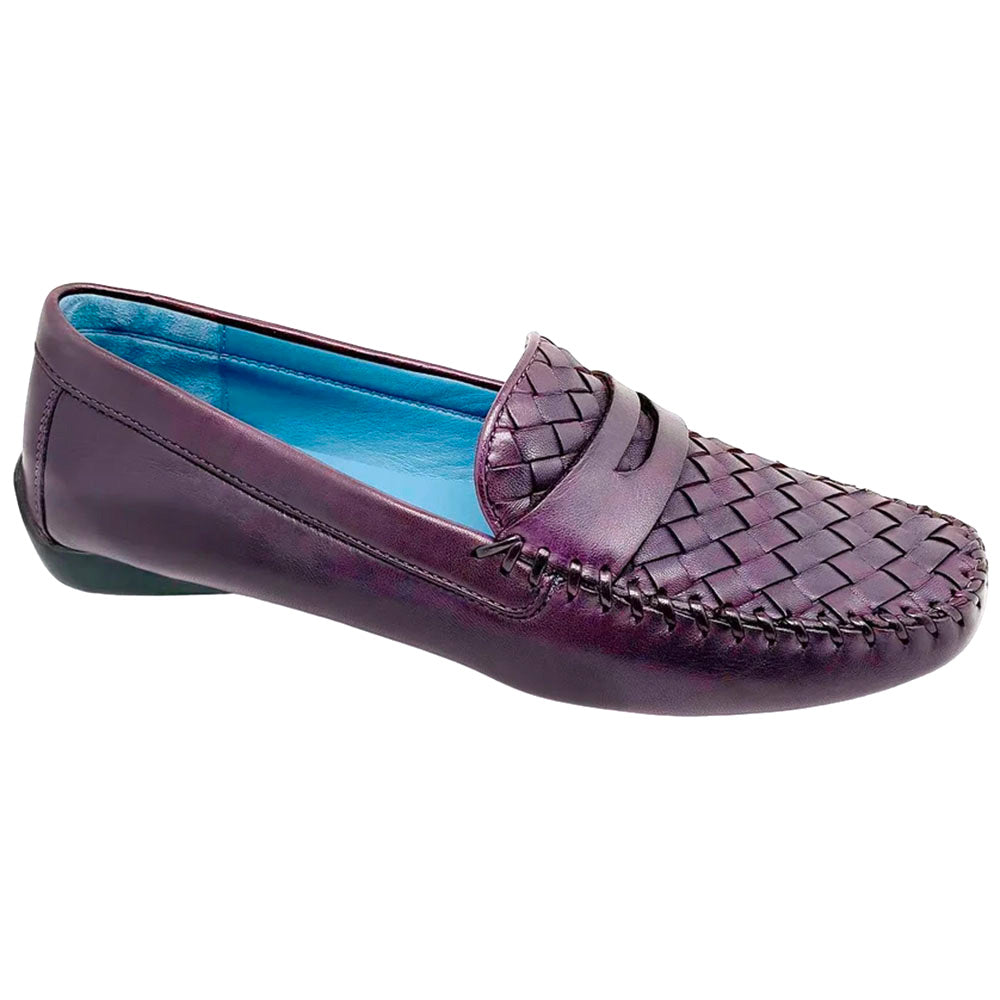 Robert Zur Women's Petra True Glove Driving Shoes Eggplant