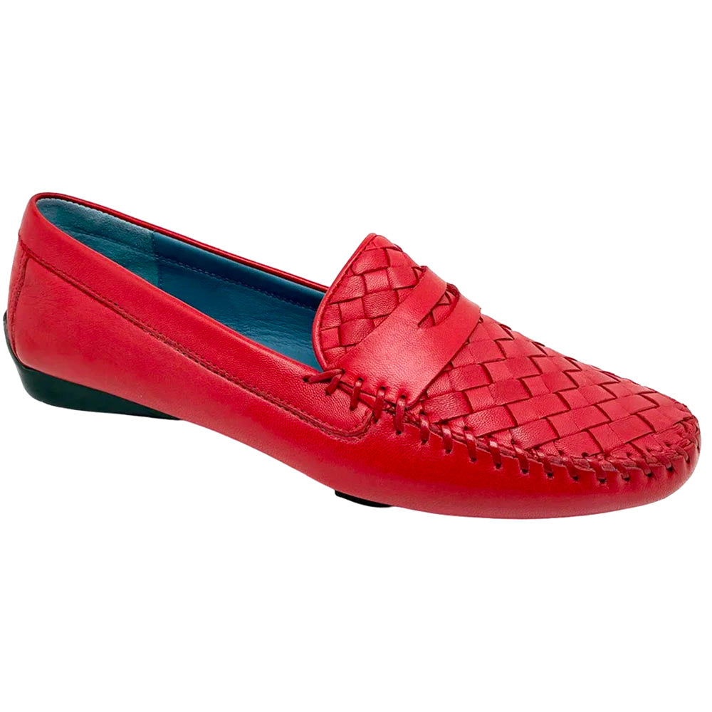 Robert Zur Women's Petra True Glove Driving Shoes French Red