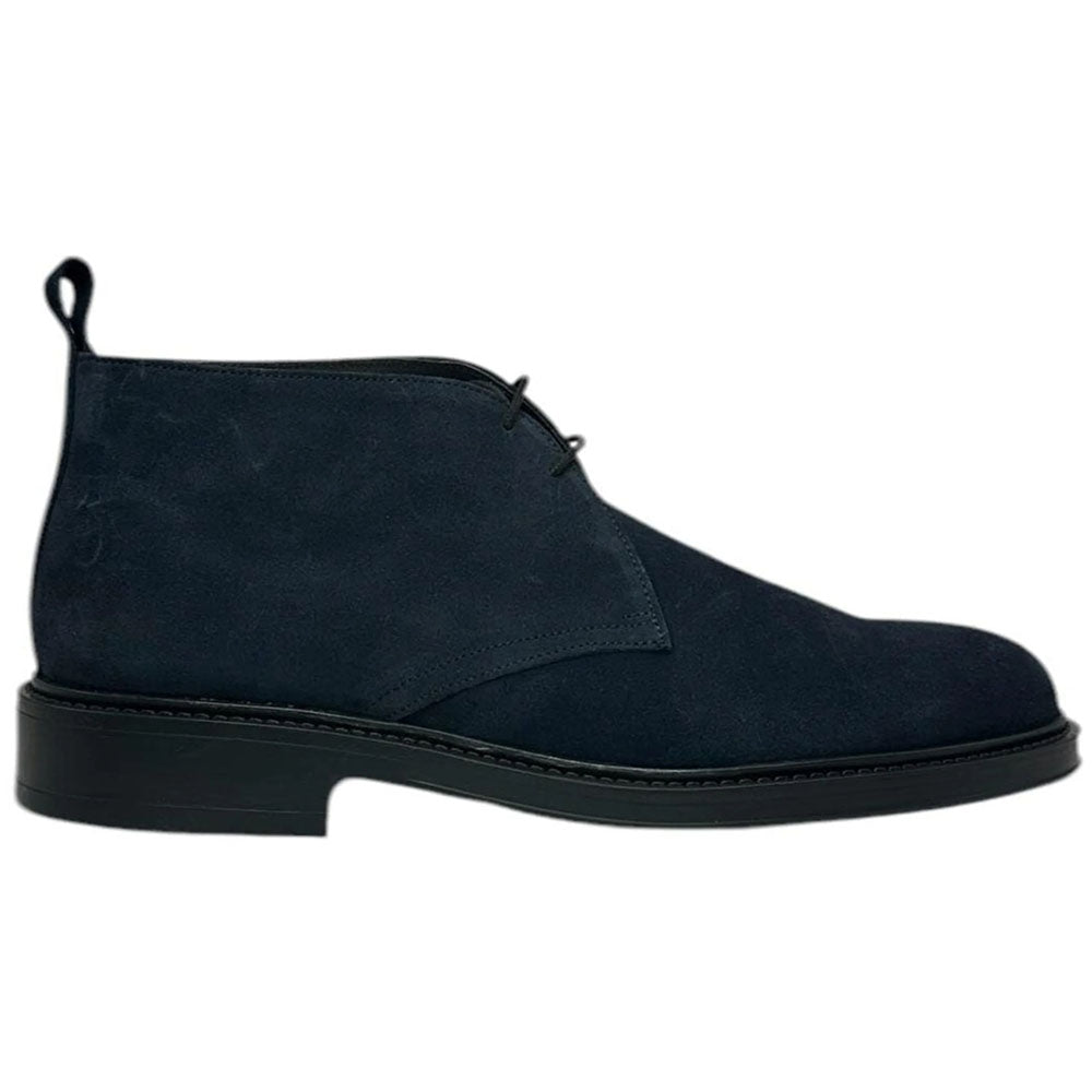 Paolo Shoes David Suede Chukka Boot Blue