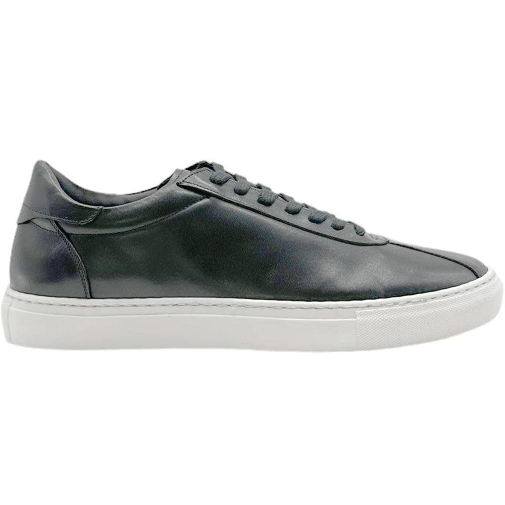 Paolo Shoes Alex Leather Sneaker Black