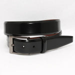 Torino Leather Polished Brush-Off Leather - Black
