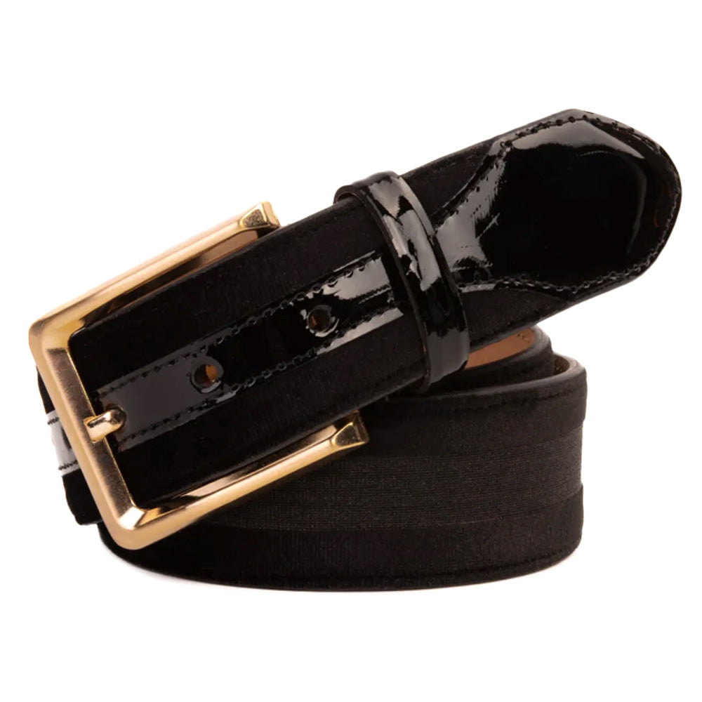 Vinci Leather The Pontalto Black Leather Belt
