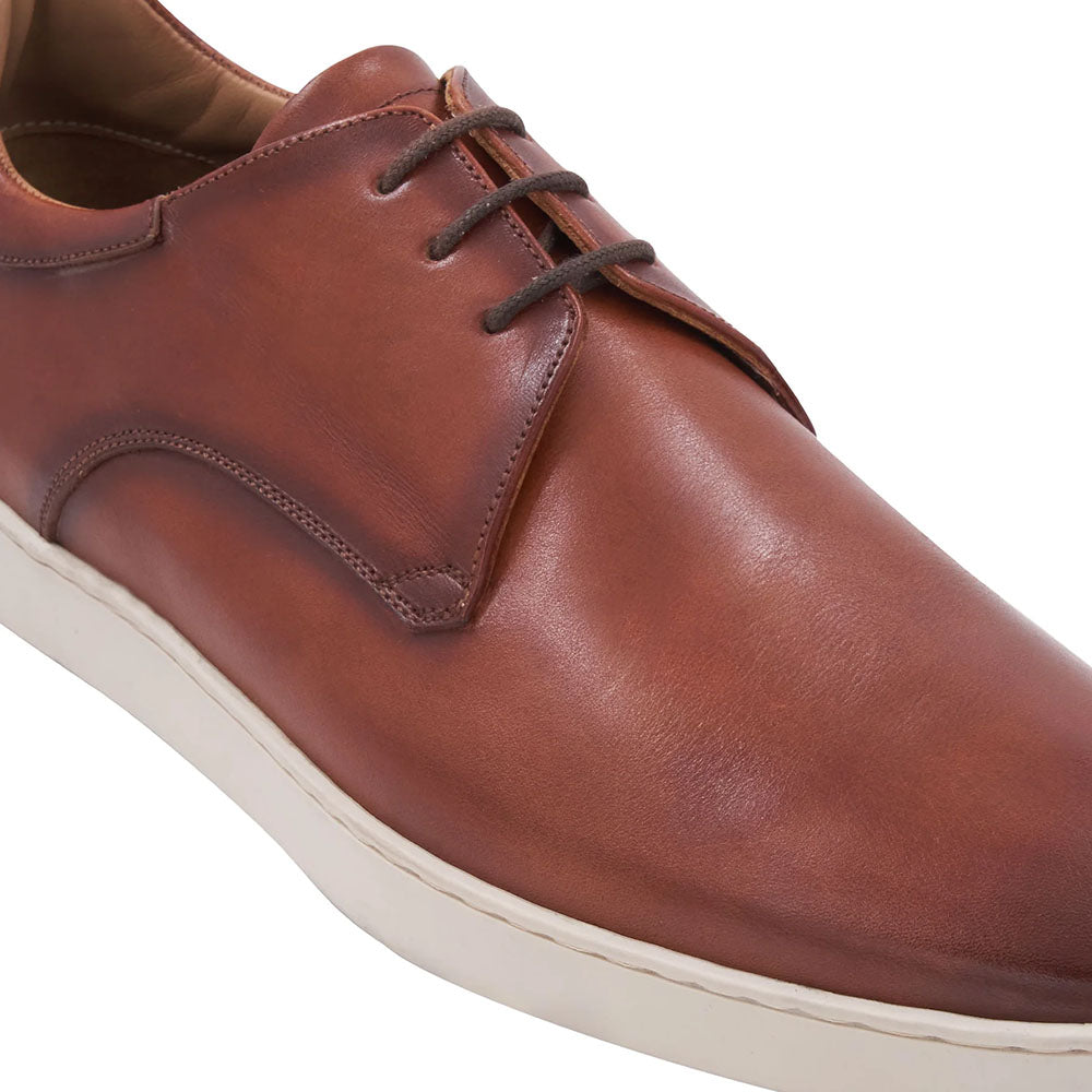 Bruno Magli Prato Hybrid Lace-Up Cognac