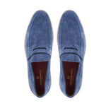Bruno Magli Prato Suede Slip-On Loafer Blue
