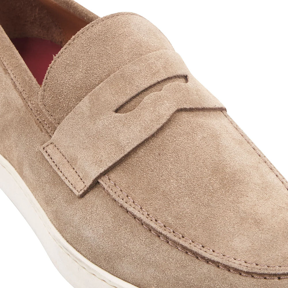 Bruno Magli Prato Suede Slip-On Loafer Sand