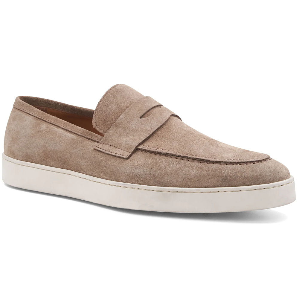 Bruno Magli Prato Suede Slip-On Loafer Sand