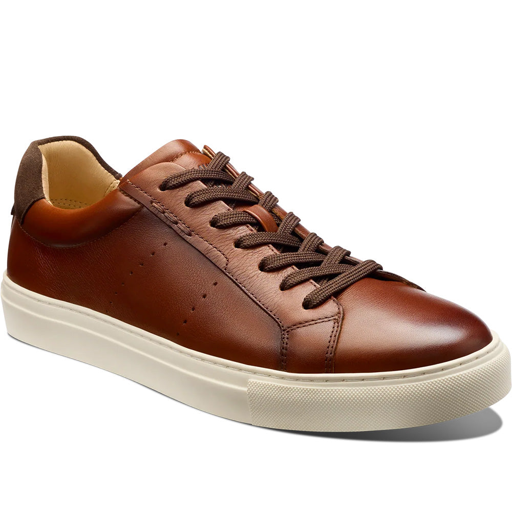 Samuel Hubbard Presidio Leather Lace-Up Sneaker Antique Brown