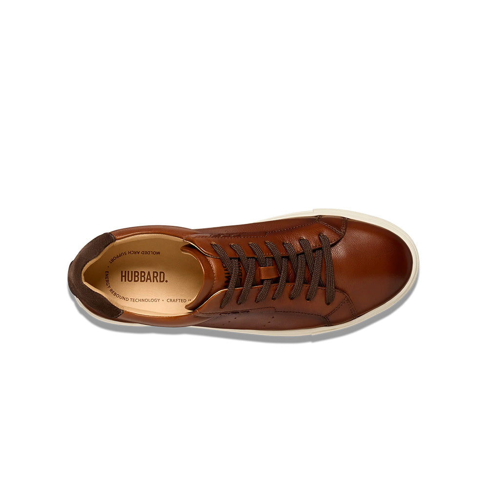 Samuel Hubbard Presidio Leather Lace-Up Sneaker Antique Brown