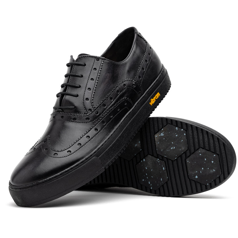Calzoleria Toscana Q406 Wingtip Sneakers Graphite