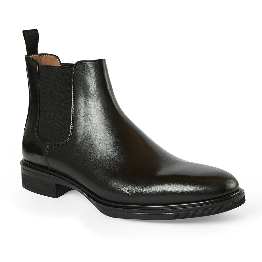 Bruno Magli Quest Leather Chelsea Boot Black