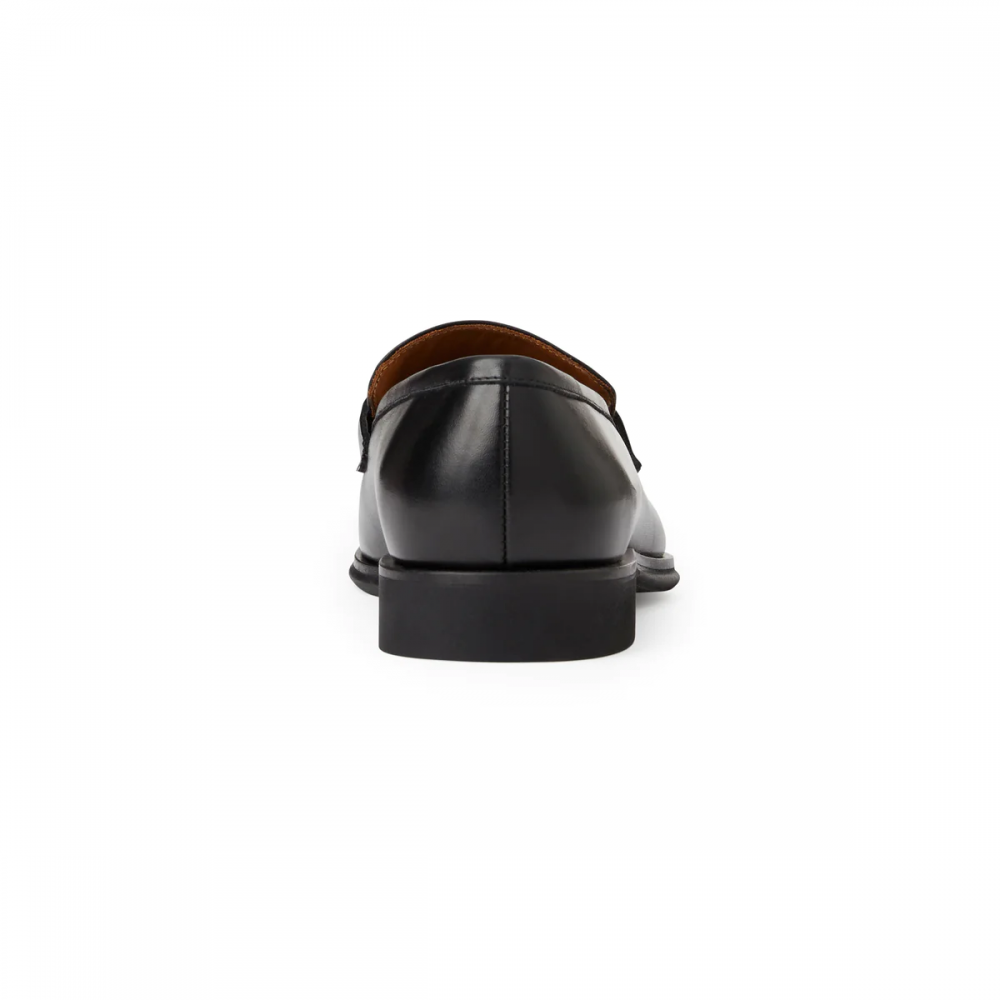 Bruno Magli Raging Leather Bit Loafer Black