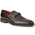 Bruno Magli Raging Leather Bit Loafer Dark Brown