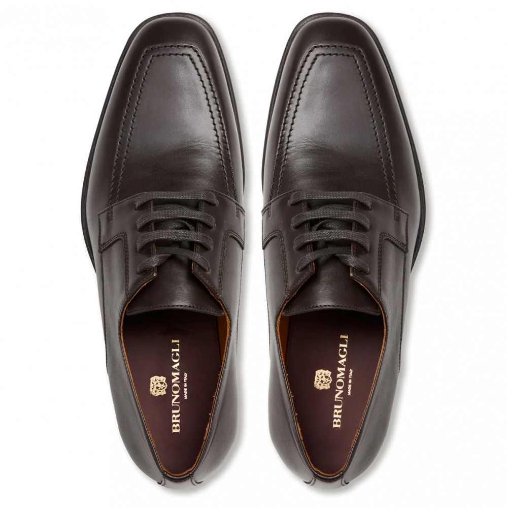 Bruno Magli Raging Lace-Up Derby Dark Brown