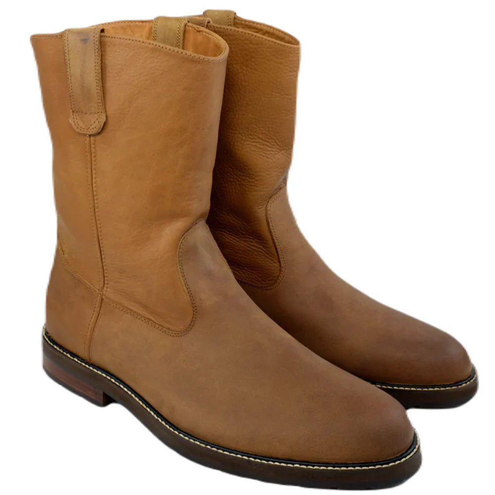 Alan Payne Ranch Leather Boots Cognac