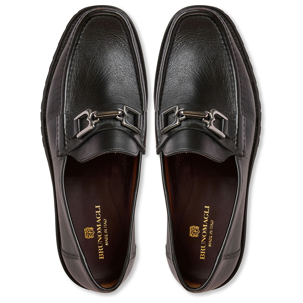Bruno Magli Rocky Leather Bit Loafer Black