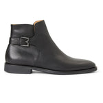Bruno Magli Rubino Leather Side Zip Boots Black
