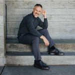 Samuel Hubbard Rafael Hybrid Leather Sneakers Black