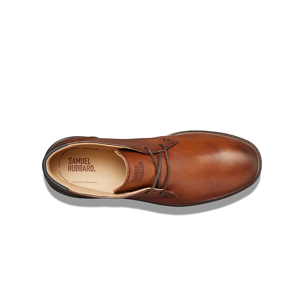 Samuel Hubbard Rafael Hybrid Leather Chukka Boot Burnished Tan
