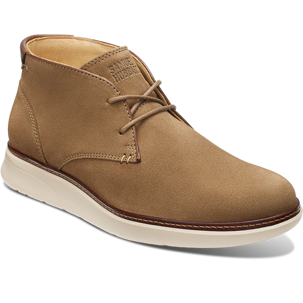 Samuel Hubbard Rafael Hybrid Suede Chukka Boot Taupe