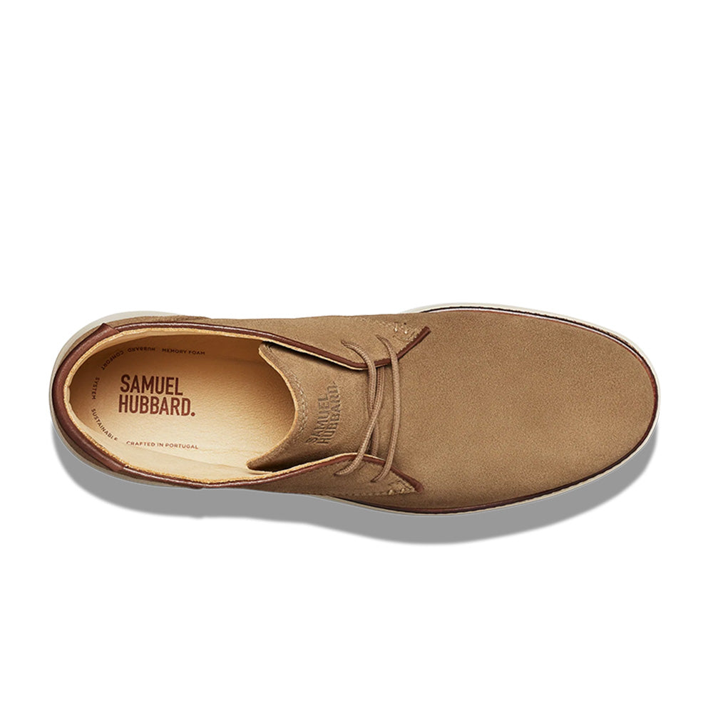Samuel Hubbard Rafael Hybrid Suede Chukka Boot Taupe