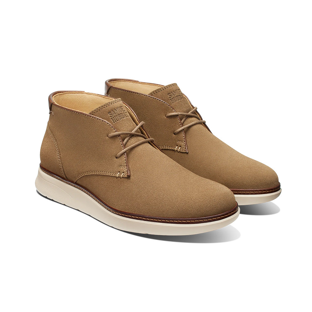 Samuel Hubbard Rafael Hybrid Suede Chukka Boot Taupe