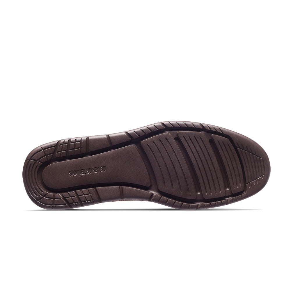 Samuel Hubbard Rafael Hybrid Leather Sneakers Cognac